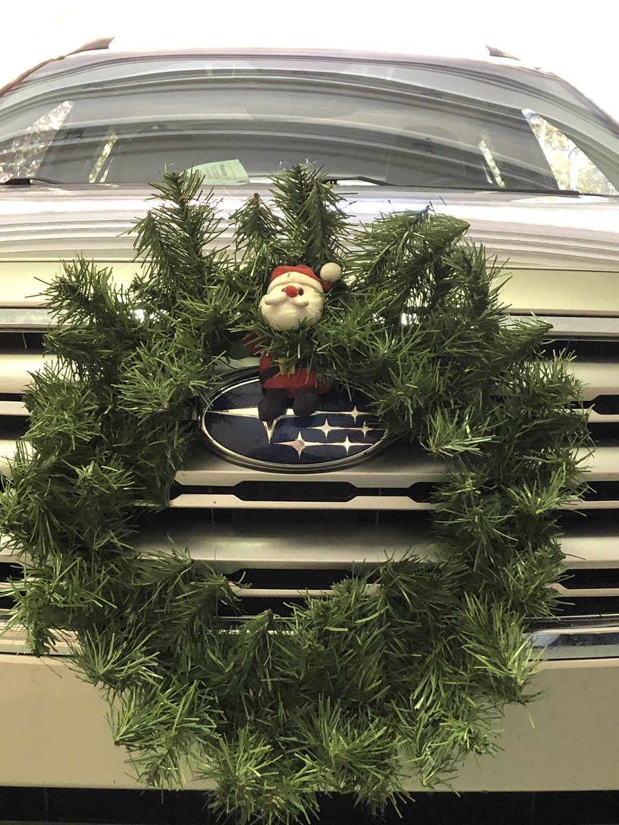 k9kayaks's tweet photo. #FestiveOutback #santa #wreath #subie #outback #boxerengines #christmasoutback #subaruoutback @Subieville @subaru_usa @GeeksFishToo @Sadieisonfire @subaruoutbacks @LucyFan4 @welshwitch78 @Shenandoah4 @ChristmasCount @christmas_clock https://t.co/SxiPpeTQe1
