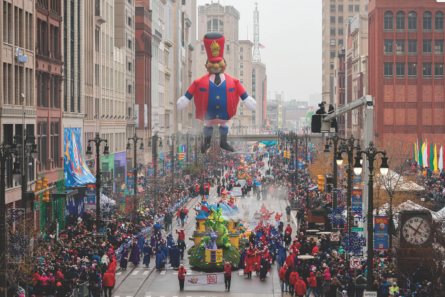 ElementDetroit's tweet image. It’s almost time for the iconic Detroit Thanksgiving Day Parade! Stop by the historic Metropolitan Building as part of your Thanksgiving morning! #Detroit