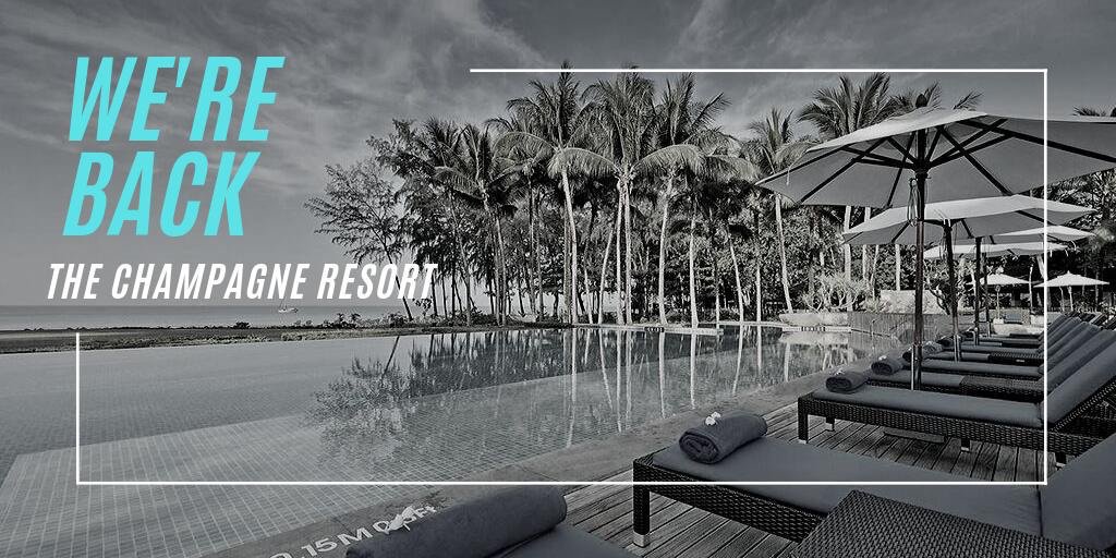 The Champagne Resort tweet media