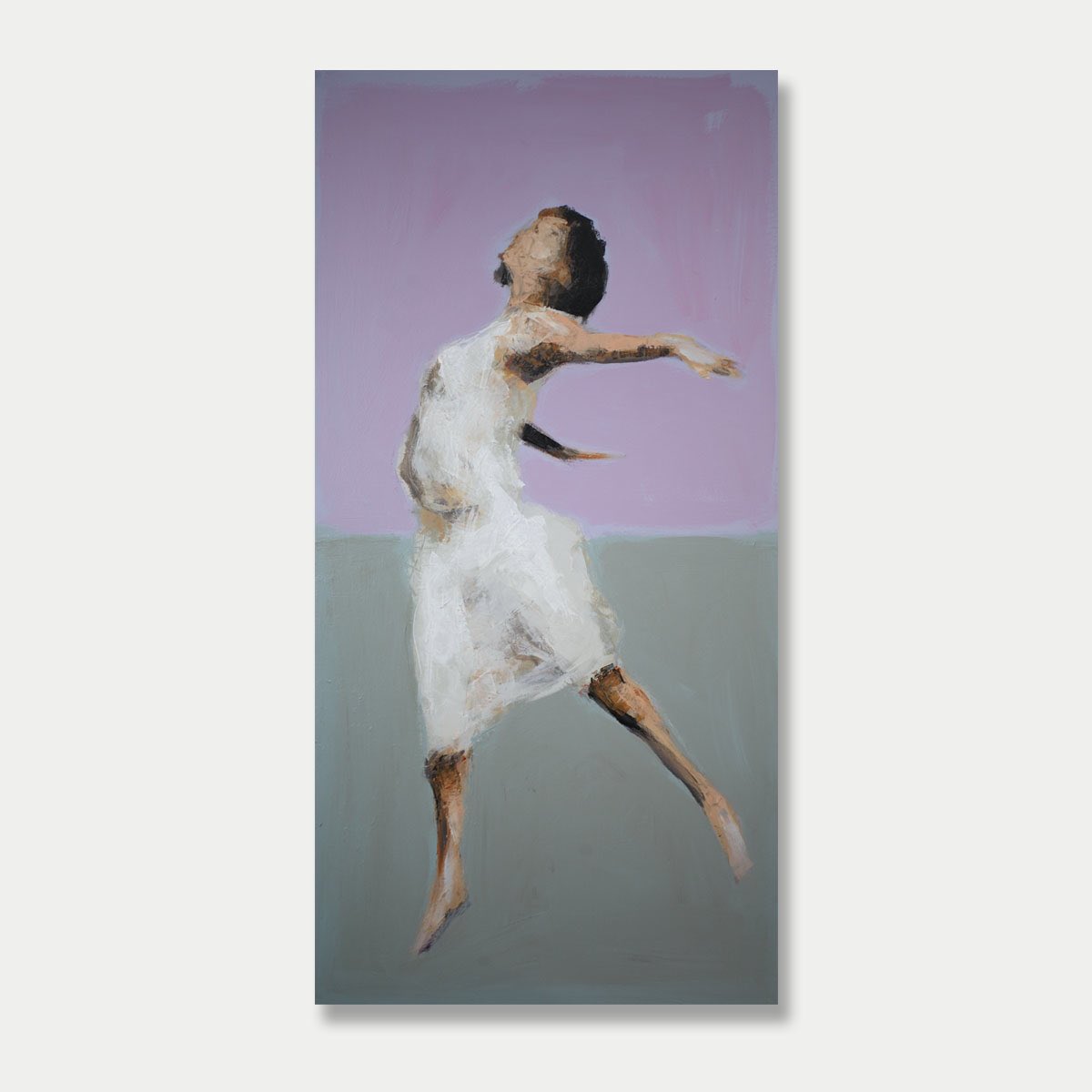 ColbertPeter's tweet image. Maybe my final painting before I head down to the One of a Kind Winter Show in Toronto, Booth K04... come and check it out... Leap, 48 x 24” #oneofakindshowtoronto #petercolbert #visualart #contemporarypainting #artforsale