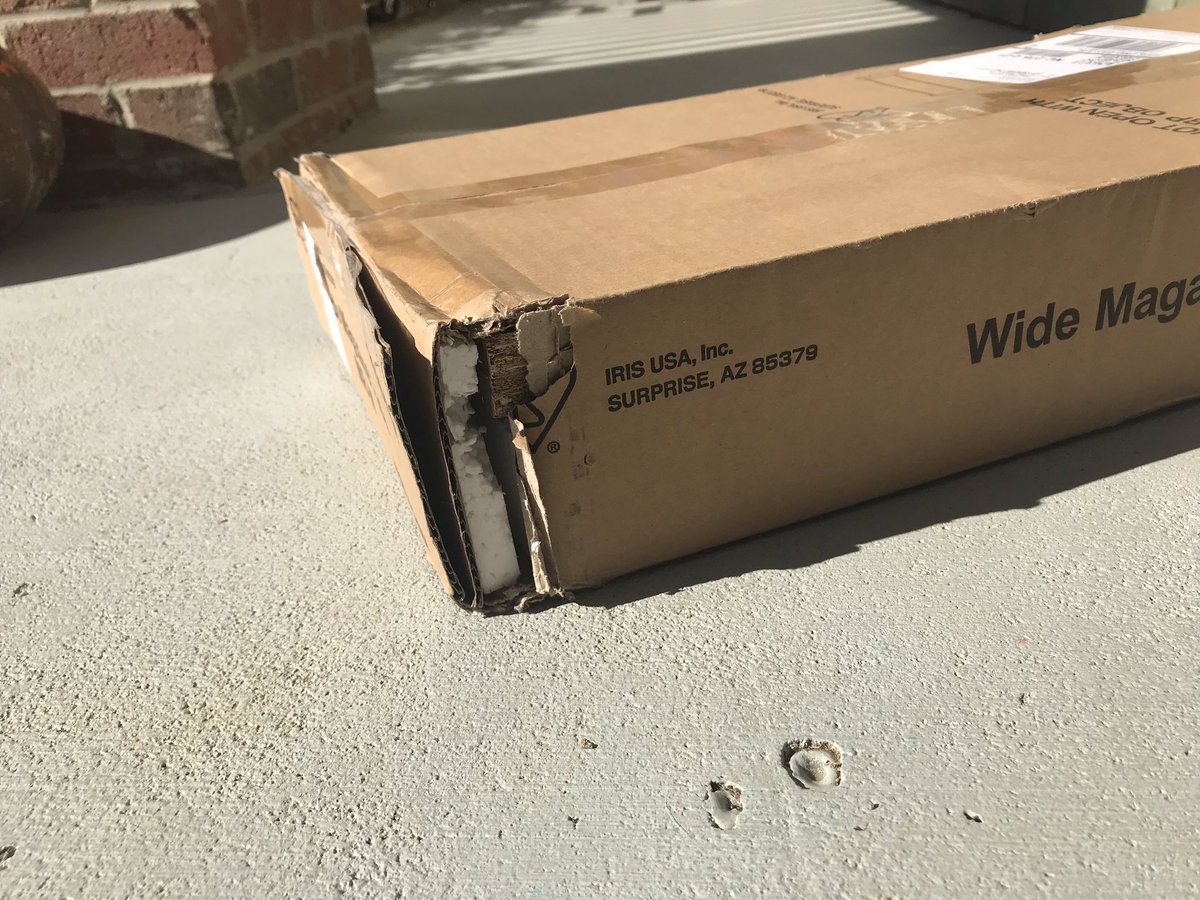b_danielle336's tweet photo. @UPS  @amazon  here’s the first box ... come on! I shouldn’t have to order a product 3+ times in order to get a non damaged piece! https://t.co/lf9DIEe1xI