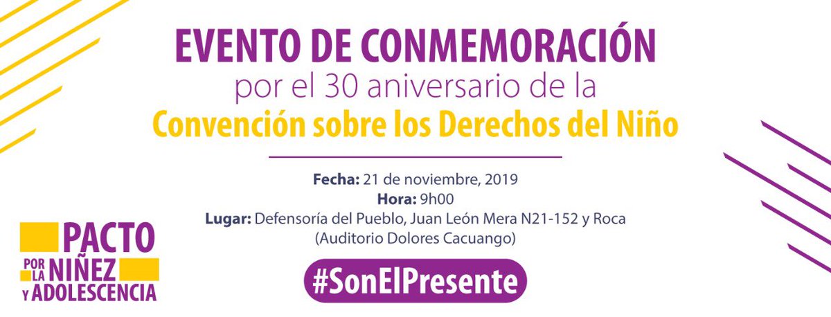 aldeasosecuador's tweet photo. Los niños y las niñas #SonElPresente por eso levantamos la voz para que se cumplan sus derechos.
¡Todos invitados este 21 de noviembre a la @DEFENSORIAEC! https://t.co/AVMo7AqNnx