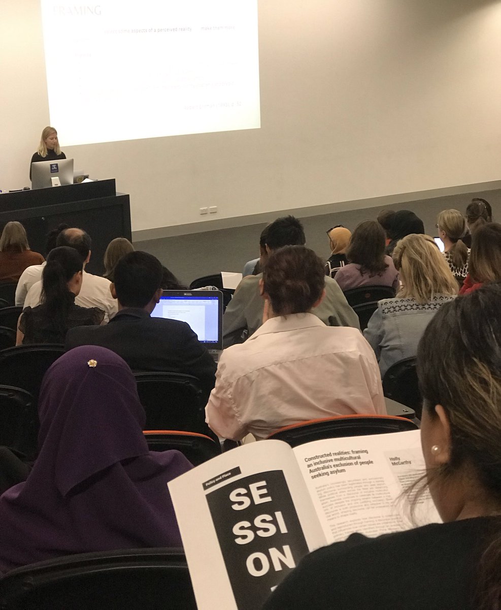 MSEI_UniMelb's tweet photo. #Migration19 has begun! First up, Holly McCarthy from @liu_universitet on framing an inclusive multicultural Australia’s exclusion of people seeking asylum https://t.co/ZimcaB2rk7