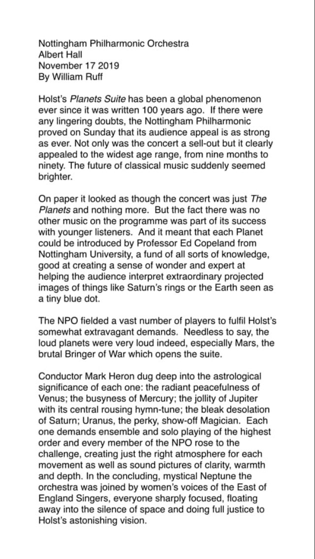 nphilharmonic's tweet photo. We’re still buzzing from yesterday! Here’s William Ruff’s review: https://t.co/a2AQxM3XNv