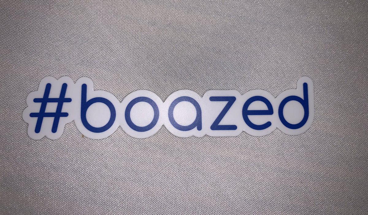 icloudsf's tweet photo. My @Dreamforce is off to an *excellent* start: I’ve been #boazed! Thanks @amber9904! #DF19 https://t.co/iYrROkdHN1