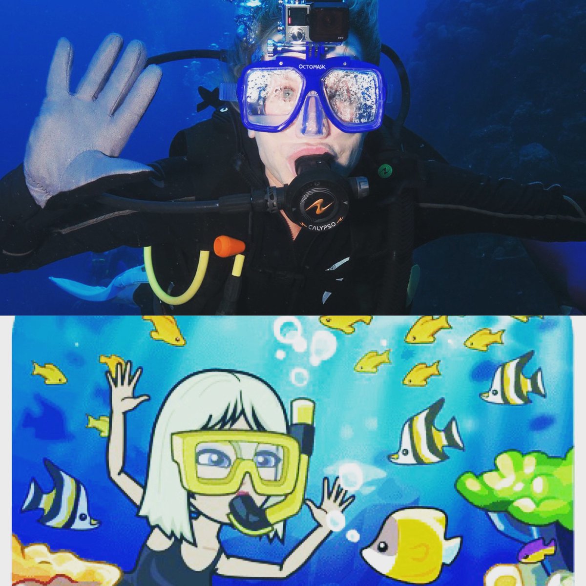 ParadiseGet's tweet photo. Bitmoji 2

Bitmoji 
Bitmoji is following me around the country and making Bitmojis of my activity! 🤣👯‍♀️ LOL Day2 @ParadiseGet #Scuba #ScubaDiver #greatbluehole #Belize #Bitmoji @belizevacation
#travel #tvshow #GetAwayToParadise

#Bitmoji #Emoji #Snapchat #Instagram @Bitmoji https://t.co/J3vZfmCICQ