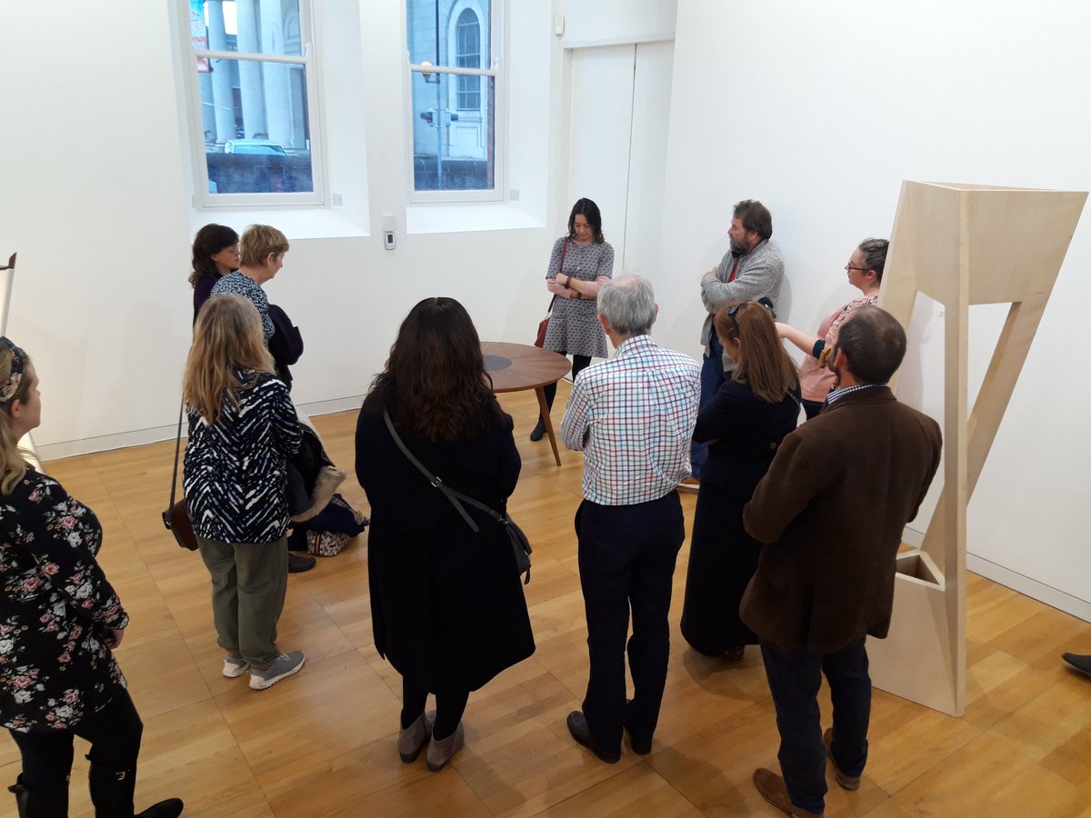LScarffDesign's tweet photo. Enjoyable designers talk at the Luan Gallery Athlone on Saturday. Check out the All 4 Design show. Until 1st December #furnituredesign #furniture  #irish_designers #design #productdesign #hiberform #leoscarffdesign #luan_gallery #designexhibition #all4design https://t.co/V03QtNqRWf