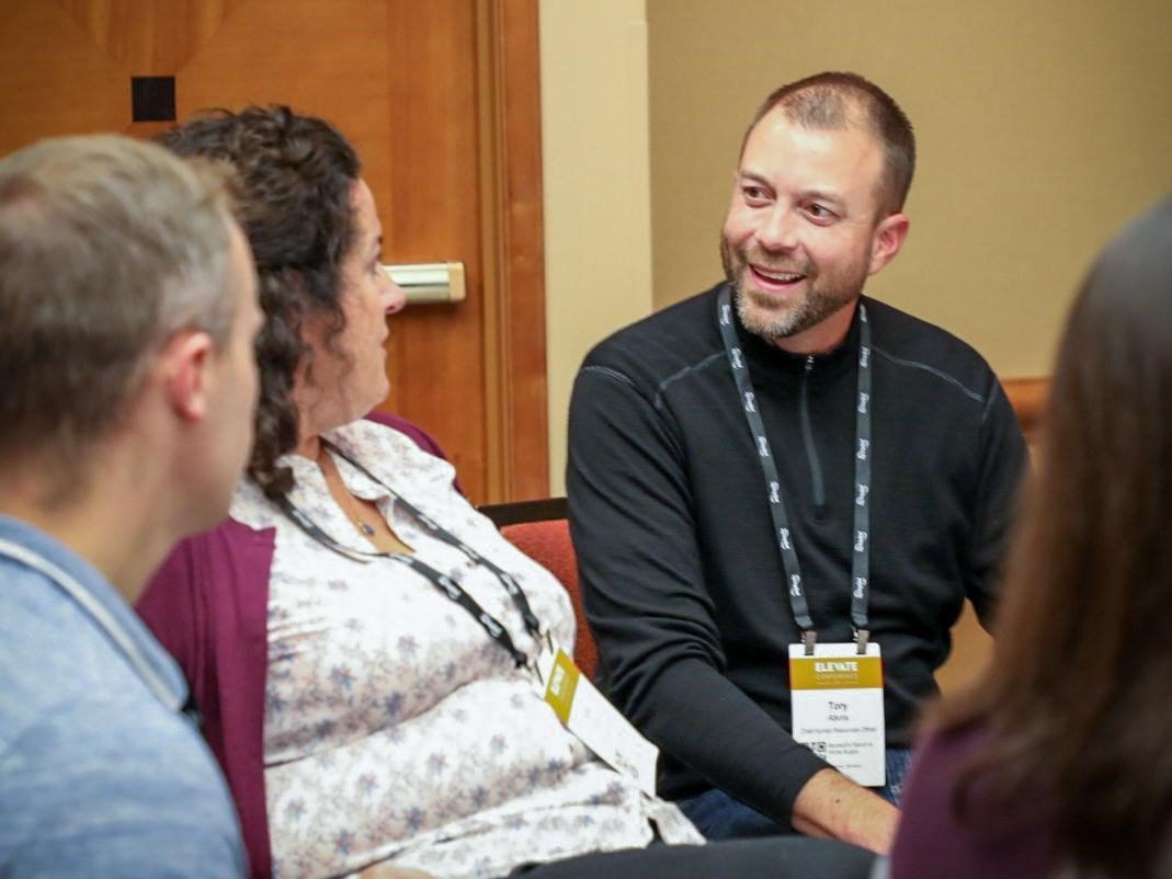 Paylocity's tweet photo. We rounded up the biggest takeaways from this year's record-breaking Elevate Conference, where more than 1500 clients, partners, sponsors, and guest speakers gathered to learn #HR best practices and share expertise. Read them here: https://t.co/4frbV3Tu0x #BeReadyForNext https://t.co/JDfK0RxKkF