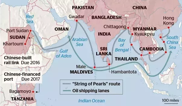 Mentioned previously, the "String of Pearls" port-acquisition spree under  #BeltandRoad makes even more sense in this light.It's not just about dual-use infrastructure supporting trade and the Chinese naval supply chain.It's about controlling the littoral zones.22/
