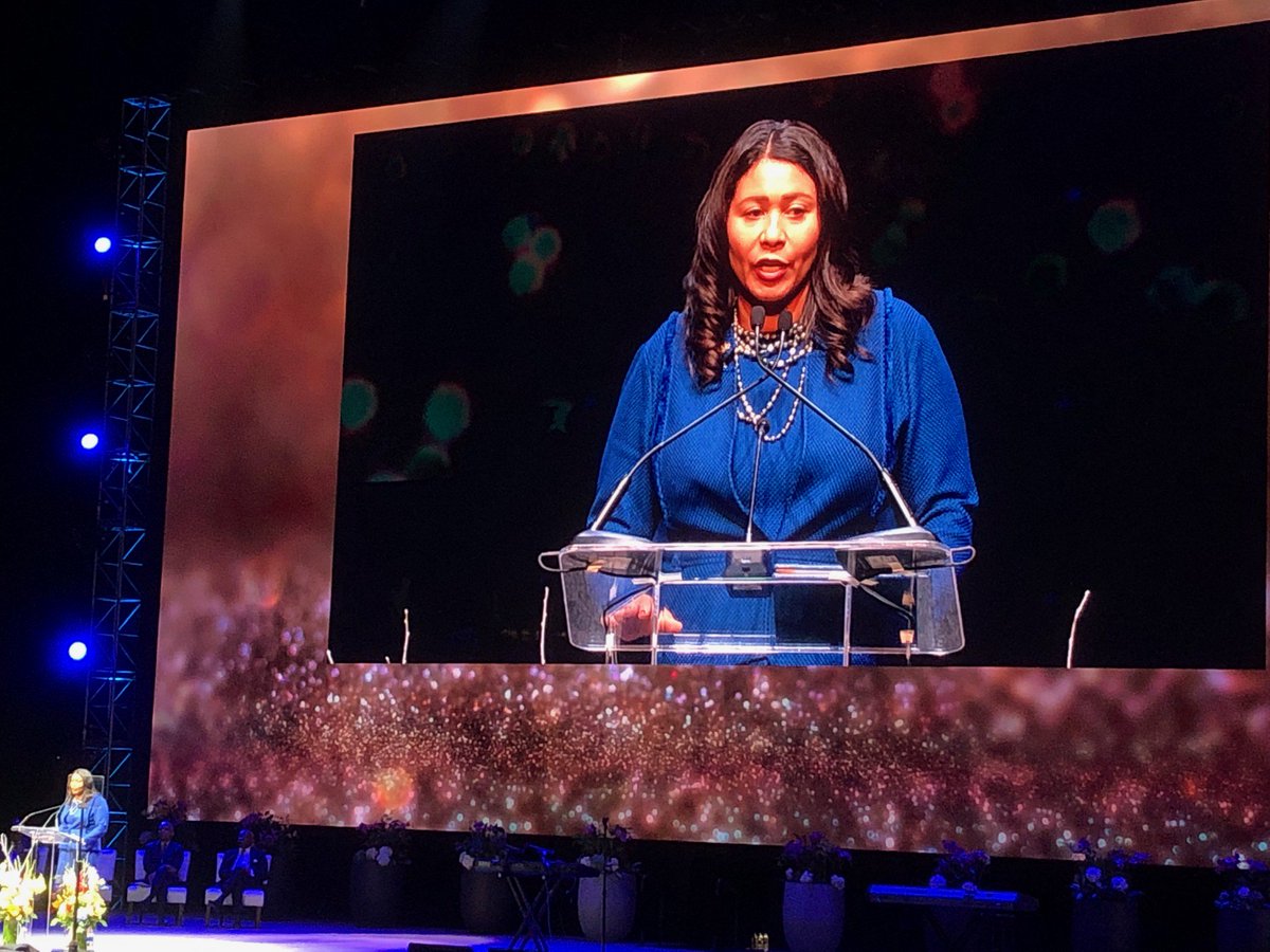 aboutKP's tweet photo. "It’s on each and every one of us to build upon what he started. … that is how we honor a man like Bernard Tyson. To expand on his legacy so it lifts up the lives of generations to come." San Francisco Mayor London Breed #HonoringBJT https://t.co/sAJ4d2Pazp