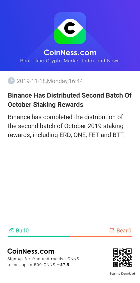 codyban30570306's tweet photo. [Binance Has Distributed Second Batch Of October Staking Rewards]

Binance has completed the distrib...

https://t.co/3wiA9m8Uni https://t.co/4831qESBIK