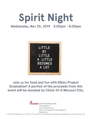 Chick-Fil-A Wednesday!!!  Come support ProGrad!!!