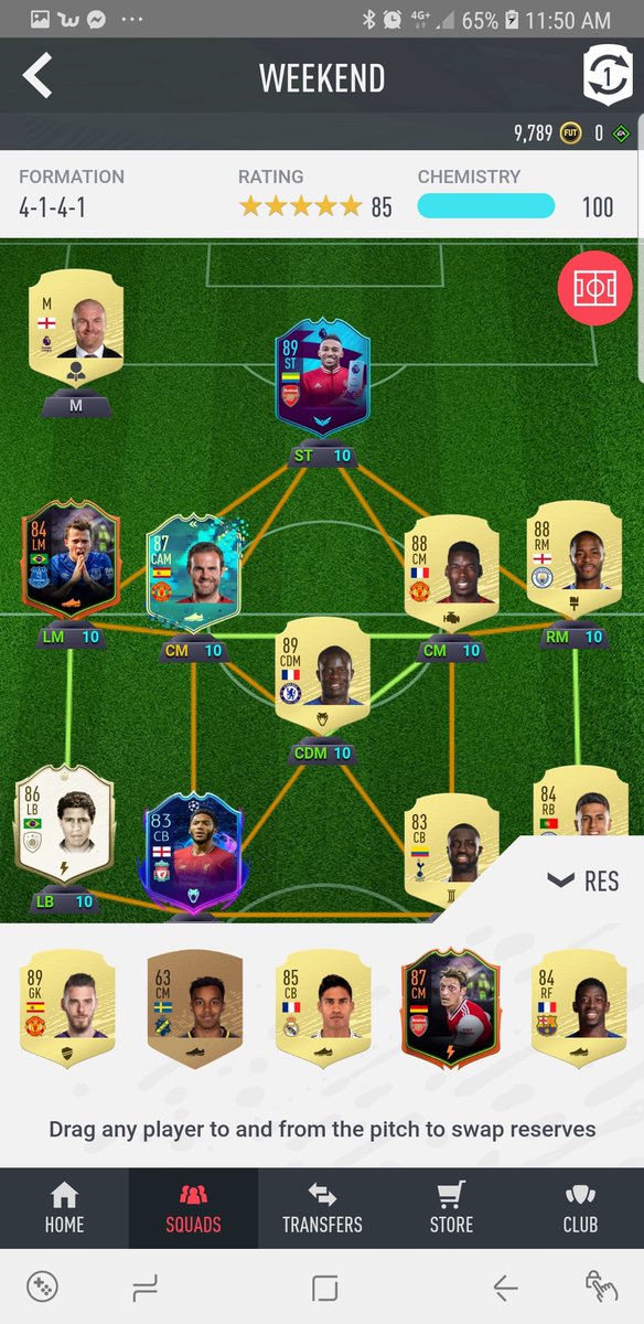 AndyProu's tweet image. Hey guys I am stuck on what team to go for, I was going for a prem team but have pack hazard , obviously greizman, varane etc all tradable apart from greizman . Any help ? Cheers :)