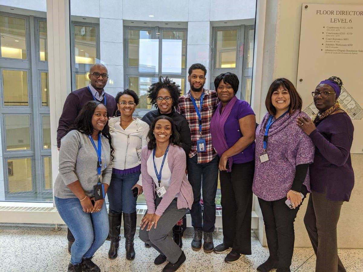 MeckClerk's tweet photo. Did you know? November is Alzheimer’s Disease Awareness Month. Last week, Mecklenburg County Clerks hosted a Walk to End Alzheimer’s at the Mecklenburg County Courthouse to raise awareness about the disease. Clerks wore purple, the official color of the Alzheimer’s movement. https://t.co/ckAMeJLQXn