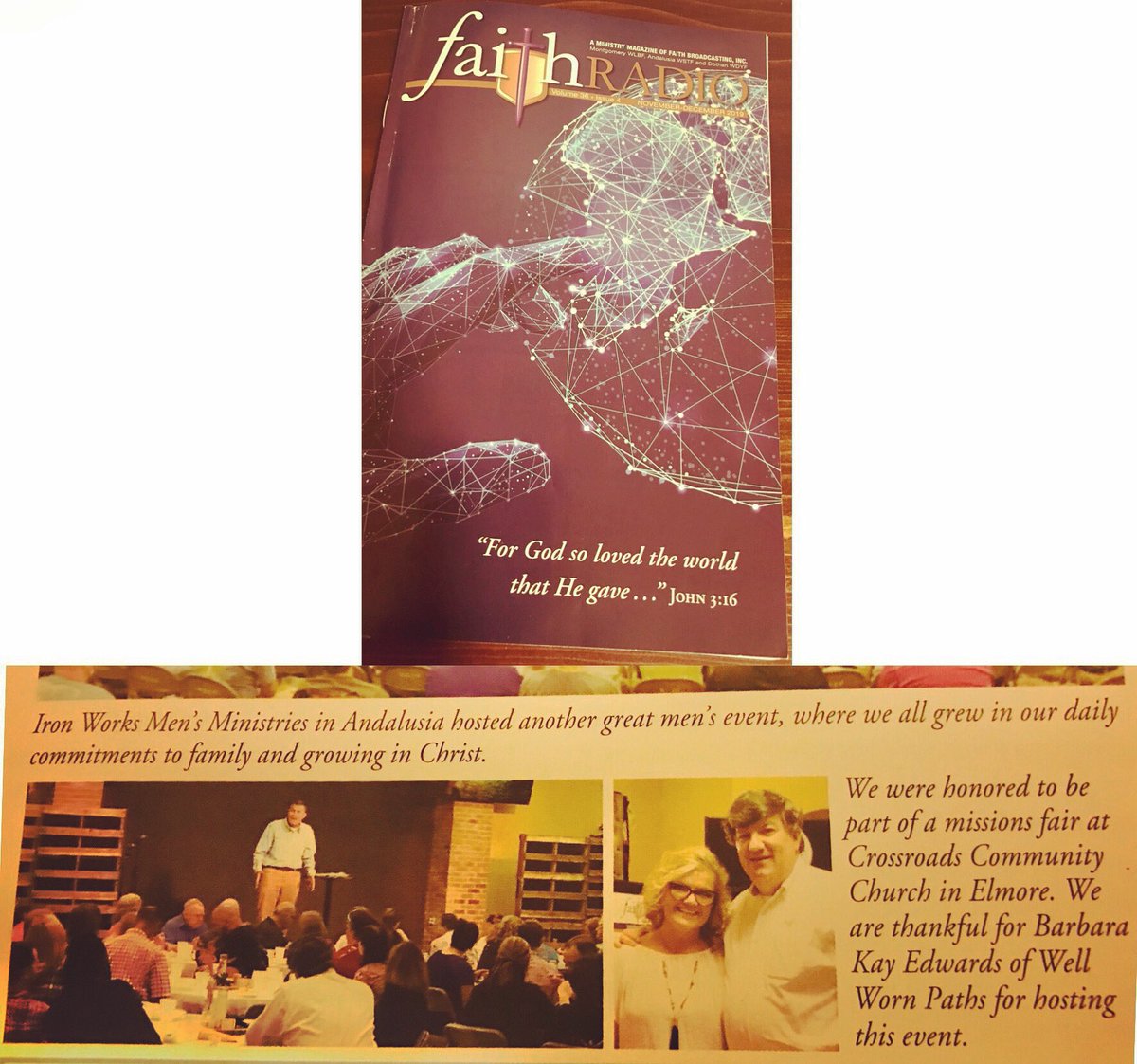 BeKayEdwards's tweet photo. Thank you Faith Radio for including Well Worn Paths in the latest publication of your Ministry Magazine. We are thankful for your partnership and support.
#wellwornpaths #faithradio https://t.co/RHVXvFBvCe