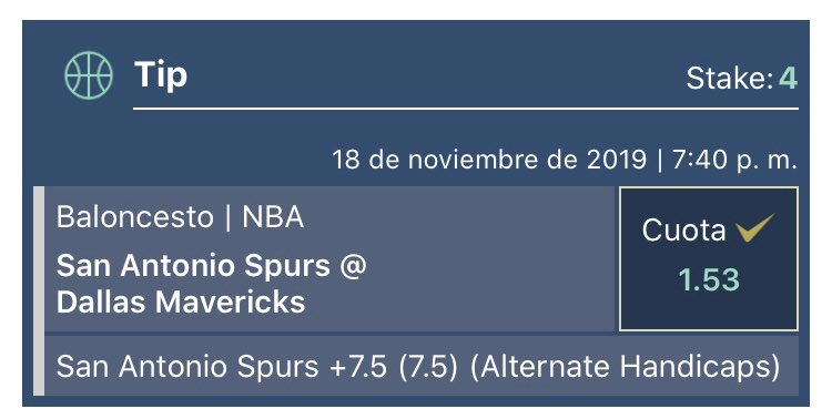 hugoap10's tweet photo. Comparte la suerte! Dale RT #elpickdelchef #NBA #feepick #apuestasdeportivas https://t.co/WlhbZdtEHv