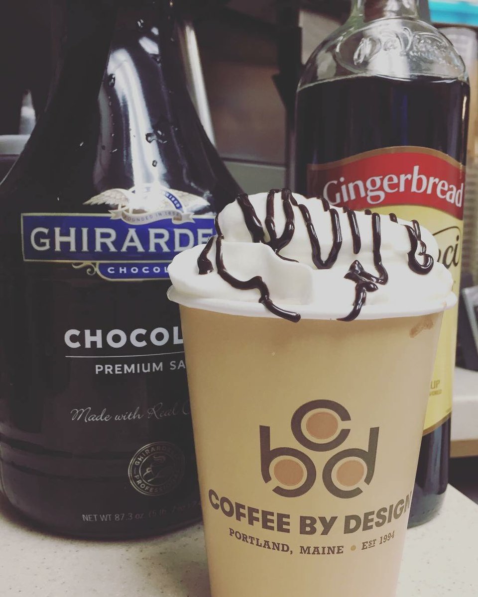 Looking for a delicious  treat to warm you up? Stop by Mantor Cafe for our amazing  Gingerbread Hot Chocolate! Made with Ghirardelli Chocolate, Gourmet DaVinci Gingerbread Syrup, Milk and Whipped Cream! Yum!