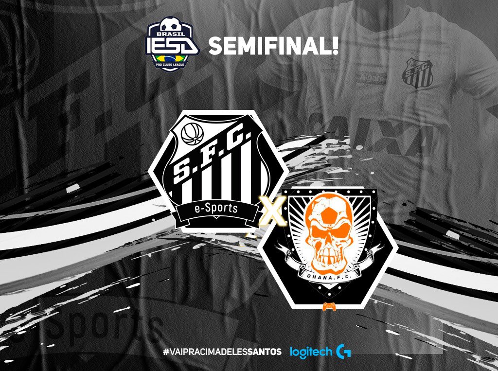 SantosFCeSports's tweet photo. Hoje a equipe de FIFA do Santos joga na semifinal do Campeonato Paulista da IESA Brasil! Enfrentaremos o Ohana FC à partir das 22h40. Contamos com a sua torcida! 🖤
#AquiÉSantos #GoSantos #Fifa #IesaBrasil #proclubs https://t.co/51wjrEoovx
