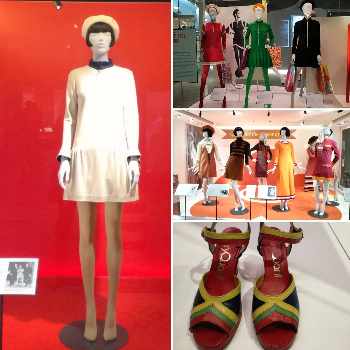 ant8nella's tweet photo. Mary Quant al V&amp;A https://t.co/ONPUsMyQCh