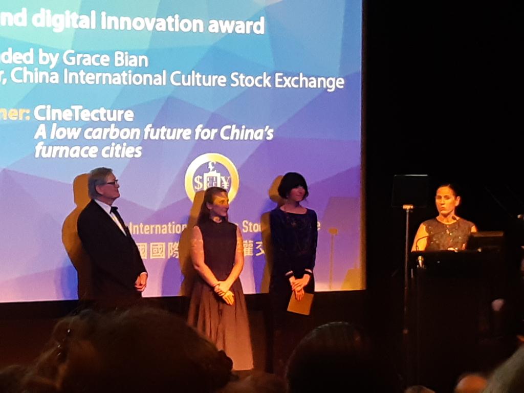 UPMGlobal's tweet photo. Greetings from #tve #globalsustainabilityfilmsaward gala! Great films, #UPM #GrowDex being one of them. Congrats to the Fair Trade USA who won the Transforming societies category. #SDG BIofore #beyondfossils https://t.co/csp1ptSpJ6