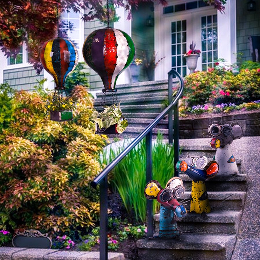 thinkoutsidetos's tweet photo. Brighten your home with one of our most popular products; the ee-i-ee-i-o Hot Air Balloon is the ultimate in functional decor! Hang this decorative planter within your internal or external living spaces to create an elegant touch of colour and personality to your home. https://t.co/ElQ8bdHsXD