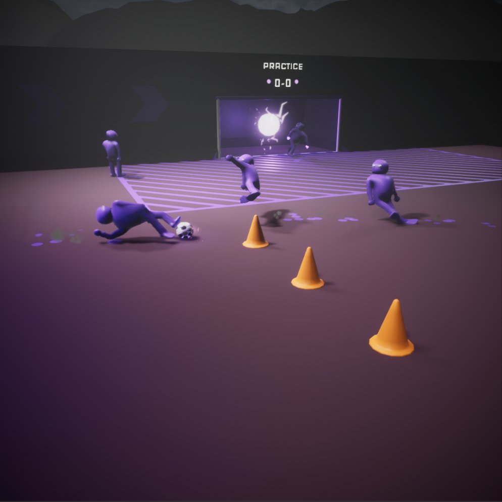 SeriousArena's tweet photo. ⚽ Orange and Purple teams are training hard for the upcoming match!⁣

#footballdrills #soccer⚽️ #madewithunity3d https://t.co/kpyzazfMy4