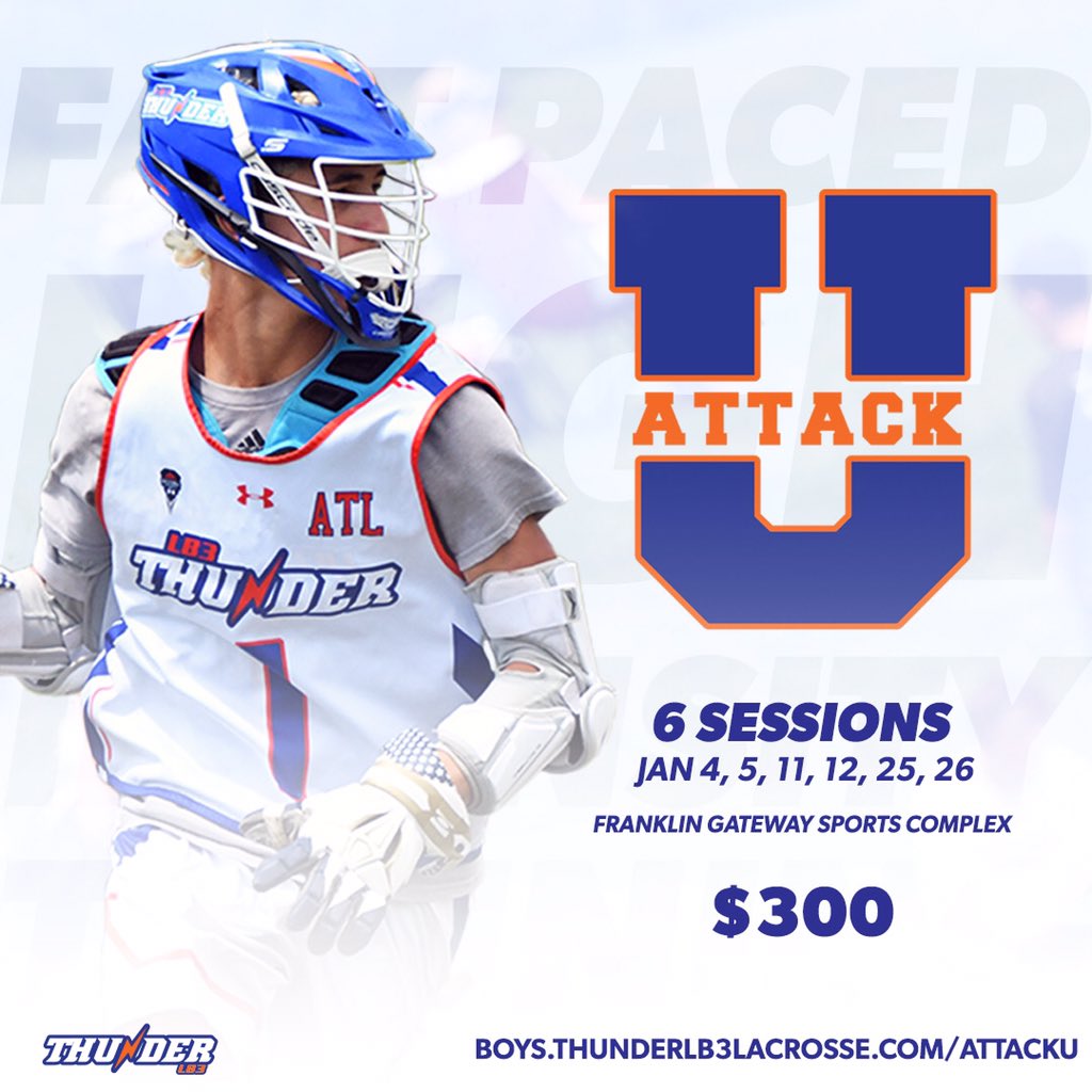thunderlacrosse's tweet photo. Coming January 2020

#AttackU #DefenseU https://t.co/2xiS4twoOD