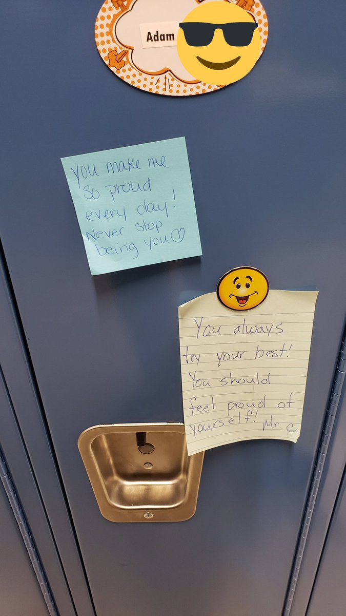 mrcookbcps's tweet photo. Our 5th grade visitation day was a huge success!  We got to complete our first Blast Off experiment. The parents left amazing notes on their child's lockers. #AmericanEducationWeek @HoneygoElem @CharleneBehnke @BCPSSci https://t.co/DA1pw5UKfX