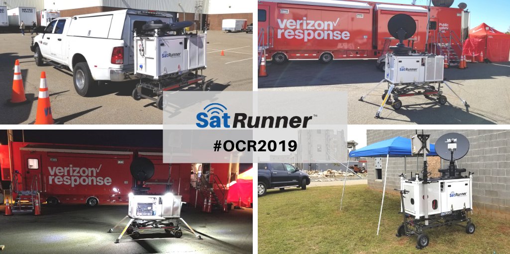 #OCR2019 has been incredible! We are thrilled to be here at the @GuardianCenters in Perry, GA with @vzpublicsector demonstrating the all NEW SatRunner™ for Internet & Power. Disaster Response? That's SatRunner™! #emergencymanagement #disasterresponse #disaster #wildfire