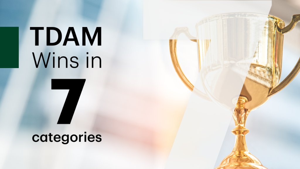 TDAM wins in 7 categories at the Lipper Fund Awards from Refinitiv 2019 &amp; Canada. <a href="/Refinitiv/">Refinitiv, an LSEG business</a> #LipperFundAwards #Canada #2019 bit.ly/TDAMLFA2019