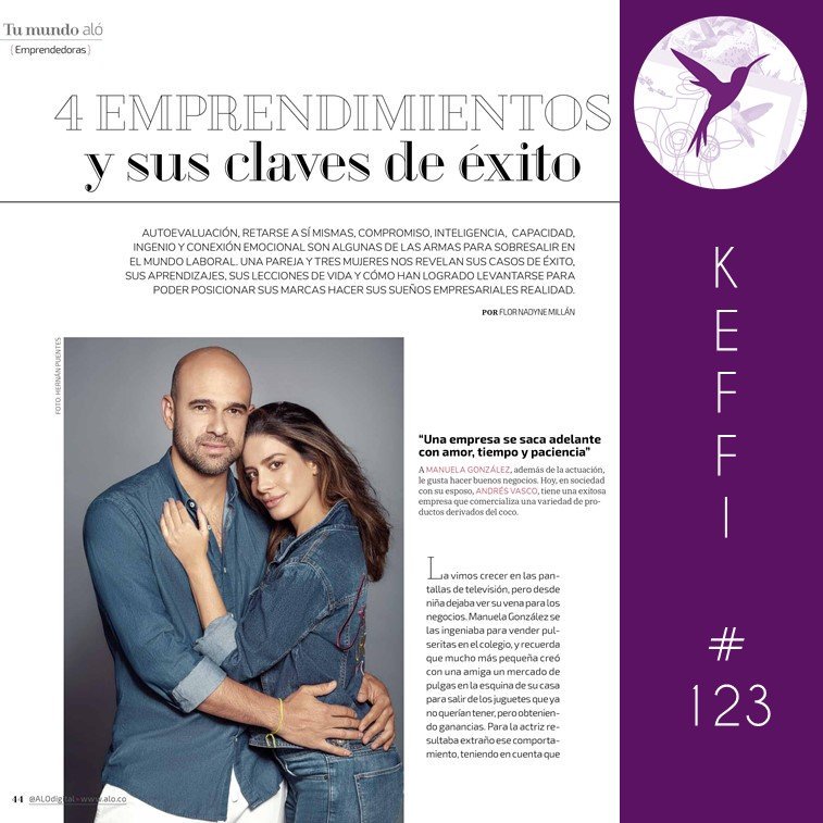 TatianaZuluagaL's tweet photo. @LAMUELAGONZALEZ en el especial #Emprendedoras de la más reciente edición de la revista @ALOdigital con la representación comercial de @Adecococol en Colombia.
•
•
•
#TZL
#SomosTalento
#ManuelaGonzález
#ADeCoco
#RevistaAló
#Emprendimiento https://t.co/MrThpbv44e