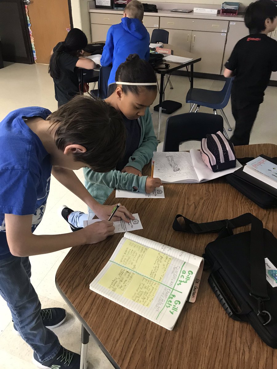 kmeyerWMS's tweet photo. Something that made me smile today was how creative my Ss are when it comes to their reading journals &amp; to see how much they’re enjoying them! Ss were able to see their classmates’ work &amp; share feedback #WMS #WMSGrateful https://t.co/qYP4NOeY1X