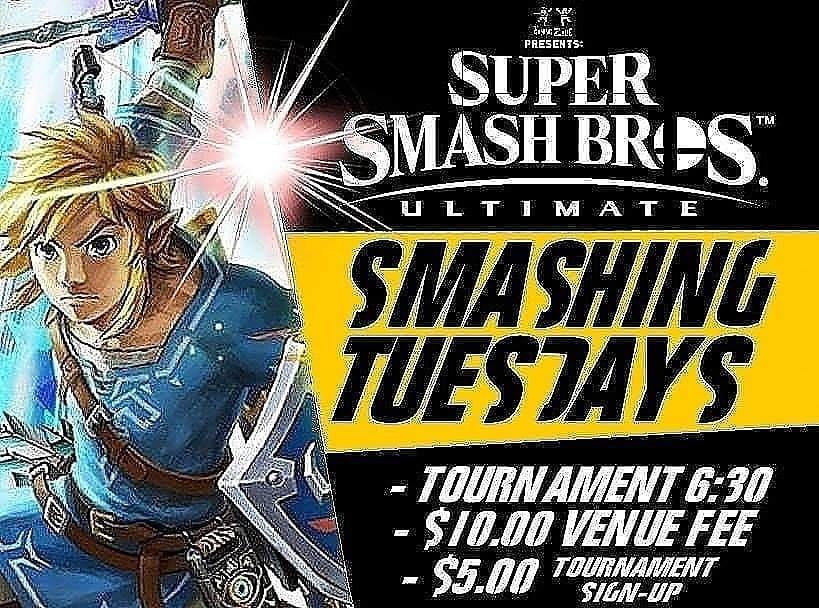 💥Tomorrow💥

📍The Gaming Zone
930 W. Broadway Rd.
Tempe, AZ. 85282

TGZ Presents:
"Smashing Tuesdays V.43"

A Super Smash Bros. Ultimate weekly tournament.

#TGZ #SupportLocal #Cash4Games #SmashUTooGood #Nintendo #Gamecube #SmashBrosUltimate