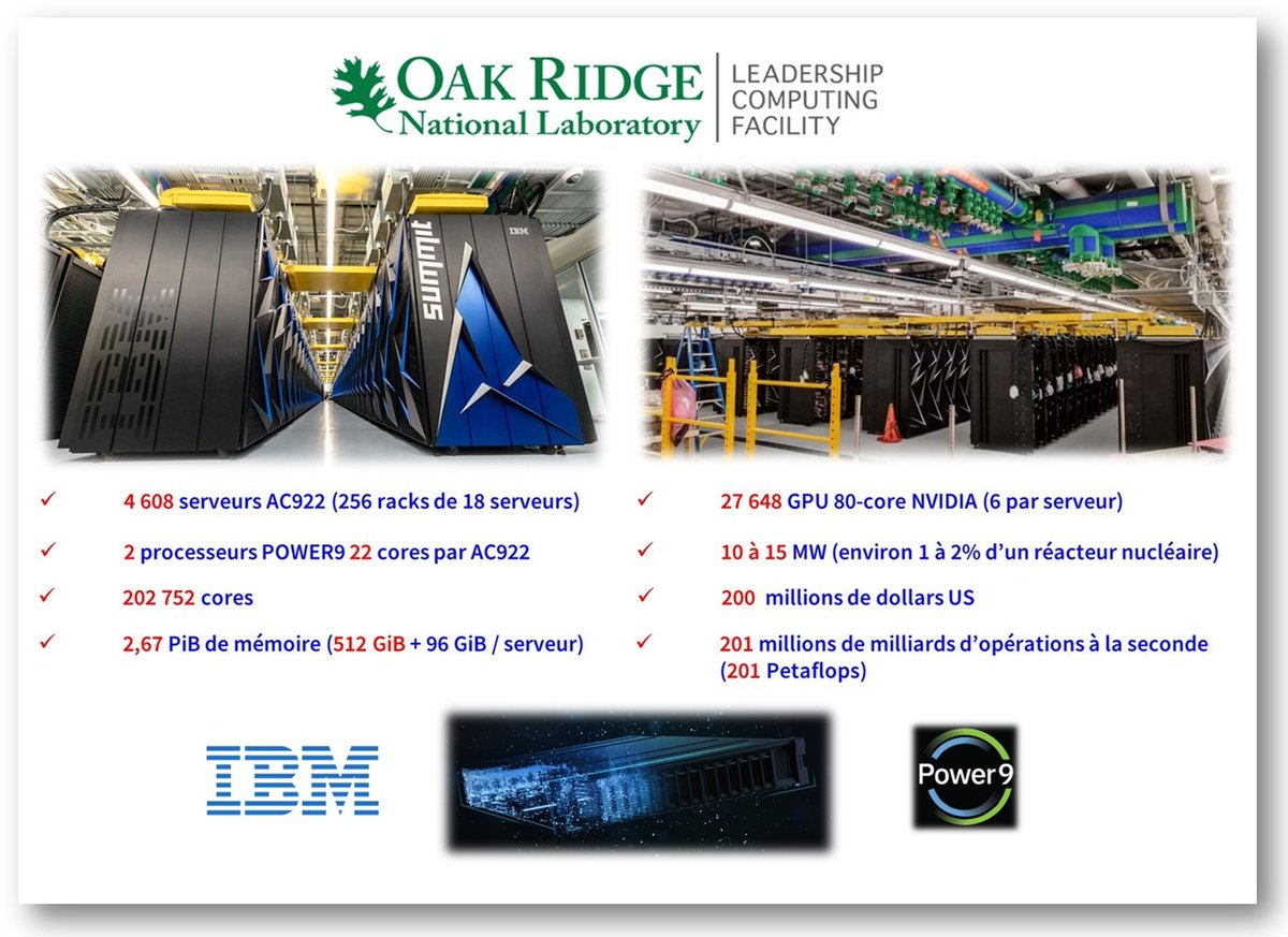 PowerSystems_i's tweet photo. Les serveurs POWER9 restent en tête du classement TOP500 pour la 4ème fois consécutive. Le SUMMIT est toujours le supercomputer le plus performant du monde
https://t.co/o2wNATCSe1
PANGEA III de Total (POWER9) reste le supercalculateur privé le plus puissant du monde (11ème) https://t.co/gEayOPxYsp