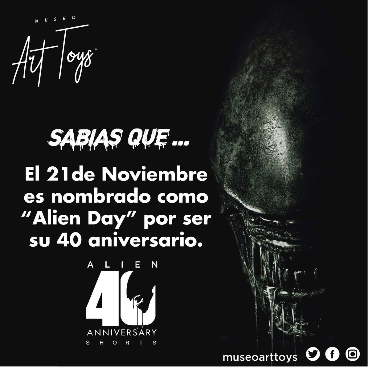 MuseoArtToys's tweet photo. Los invitamos a que conozcan las figuras de #alien dentro del Museo. #Hottoys #Sideshow #1Prime https://t.co/RBv3n1Qoag