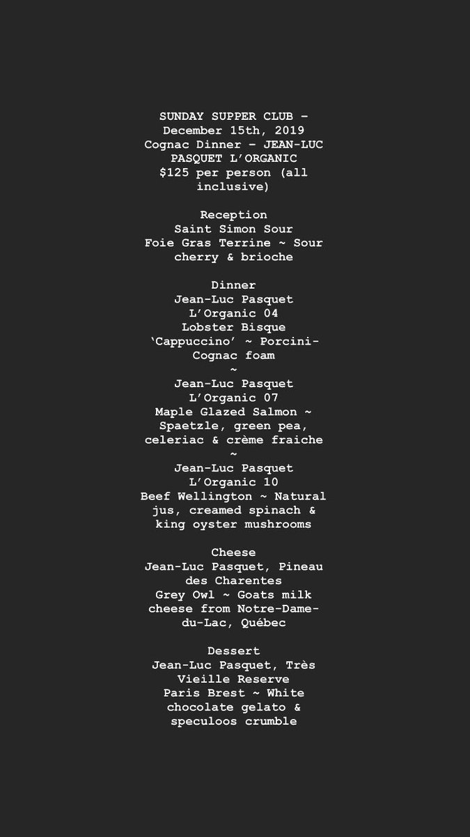 themarcyeg's tweet photo. Our next #sundaySupperClub is December 15th, 
Bring your Cognac loving pals for an early holiday treat! 
Call us to book your table 780-429-2828 
#YegCognac  #yegdt #yegfood #giftidea https://t.co/HqWi09Vodr