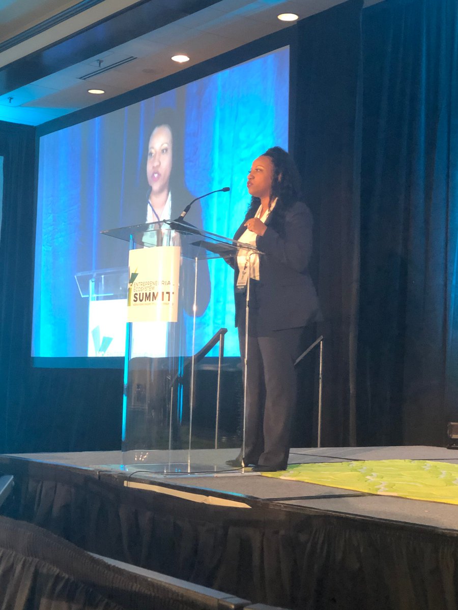 "Education prepares you but relationships propel you." Couldn't think of a better way to close Day 1 of the #NCecosystem Summit than with Precious Wilson of <a href="/Gryppers/">Gryppers Inc.</a>