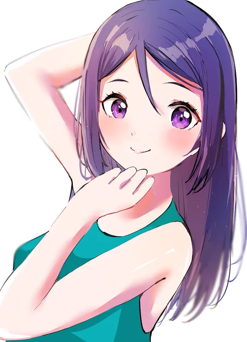 髪下ろした果南ちゃん 