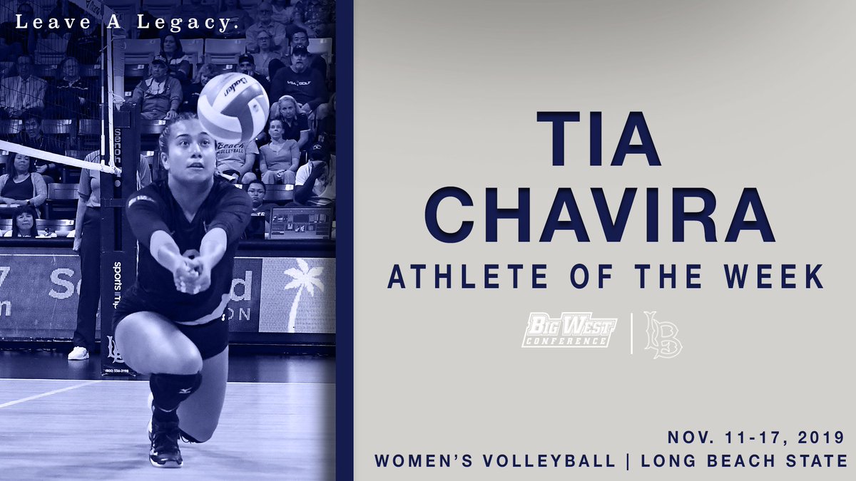 BigWestSports's tweet photo. It's a @LBSU_WVB sweep of the #BWCWVB weekly awards!

Tia Chavira (Player of the Week, Frosh of the Week) &amp; Hailey Harward (Defensive Player of the Week) key a pair of BIG wins over UC Santa Barbara &amp; Cal Poly. 🏖

🗣https://t.co/nrLFEpC5LX

#GoBeach https://t.co/sKs1I7LYjK