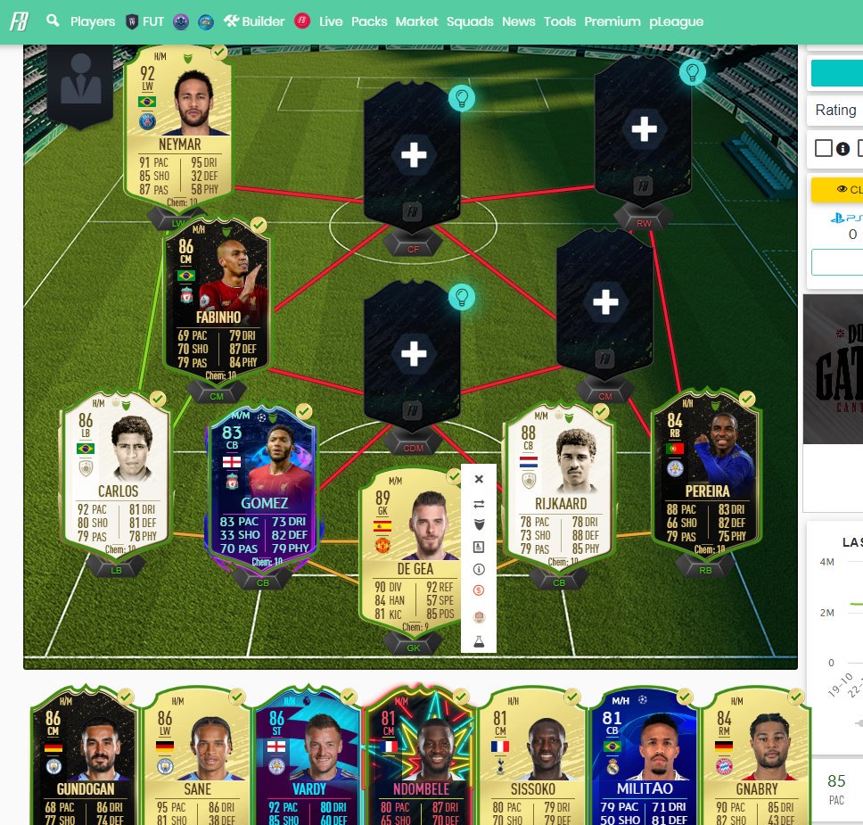 vdsportscards's tweet photo. Help me complete this team with 1.7 mil not sure who I want :( #FFIA20 https://t.co/F5ydZxoPOj