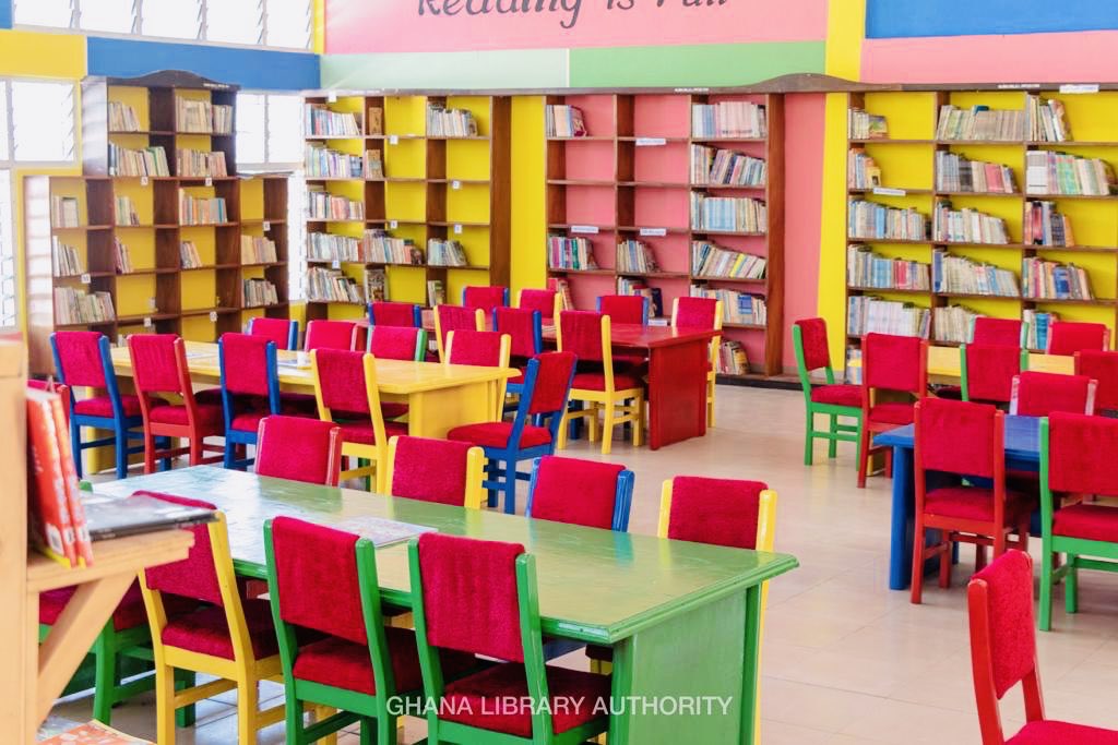 ghanalibraries's tweet photo. Refurbished Koforidua Children’s Library https://t.co/BMqo0ZgQ1J