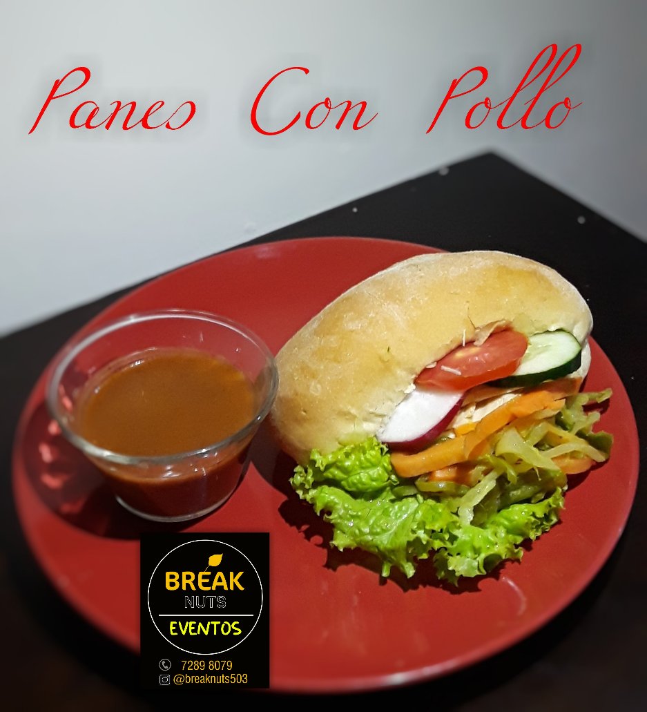 breaknuts503's tweet image. YA HAY PANES CON POLLO! POR ENCARGO! Para todo tipo de eventos

Somos tu mejor opcion 
Llamanos y escribenos al 7289-8079 
@breaknuts503 #breaknuts503 #eventos #eventos2019 #eventos2020