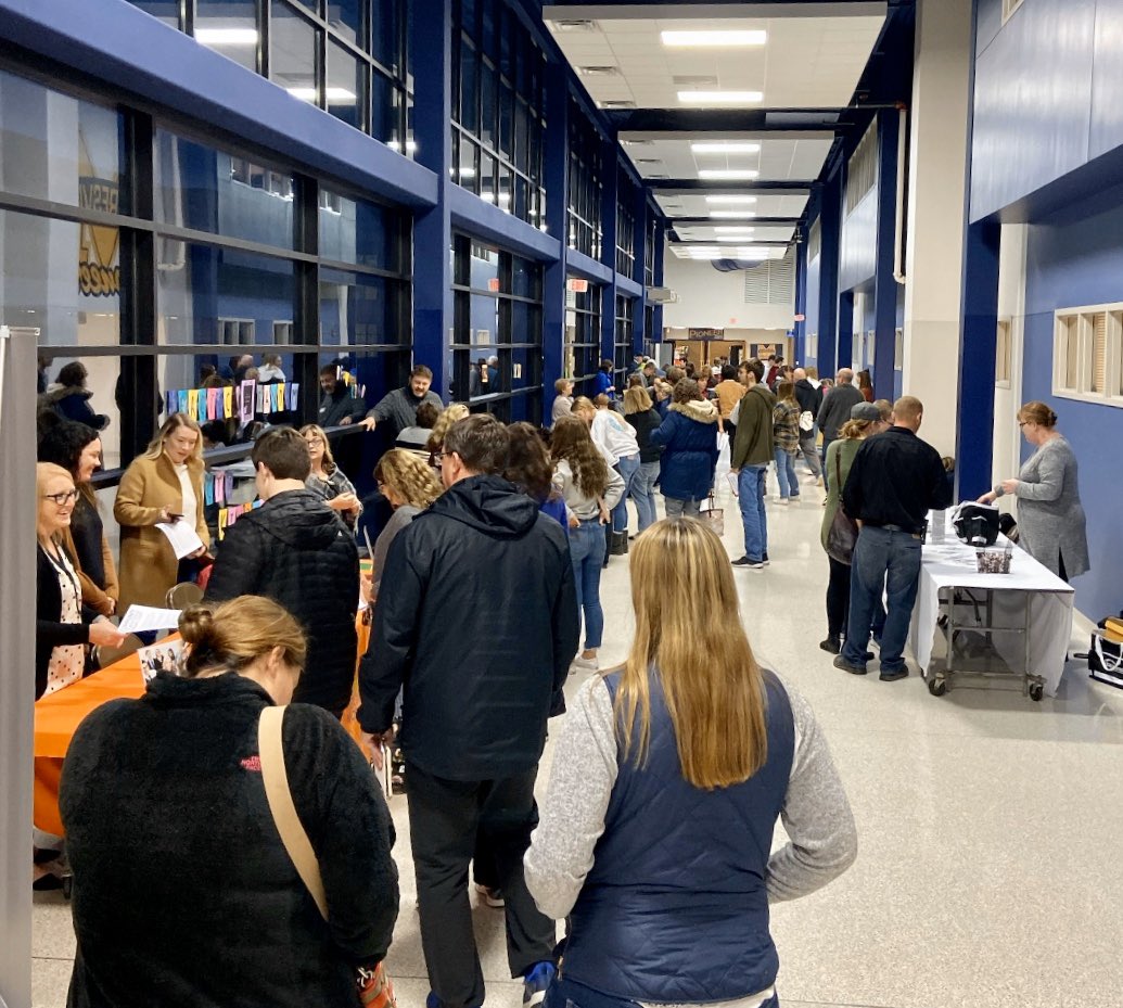 Scholarships!! Morgan County students at MHS learning about numerous local scholarship opportunities. Tonight until 7:30.
