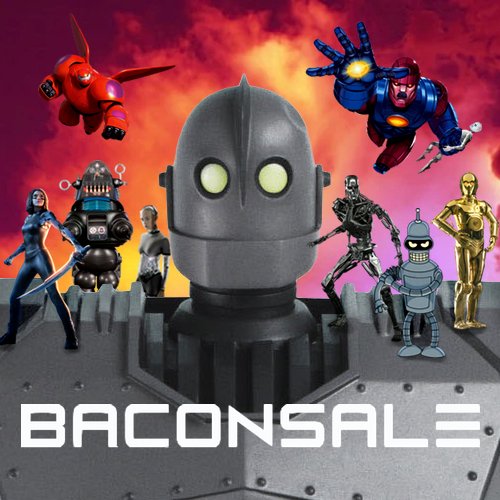 Baconsale's tweet photo. "Next up is Number Six..." -@JacobARogers
"From Battlestar Galactica and my dreams." -@Kenny3DD
#BaconsaleQuotes
Episode 231: The Ultimate Movie Robot Battle https://t.co/i7jZKHa8qC
#RobotTournament #RobotBracket https://t.co/4UkpRWtBca