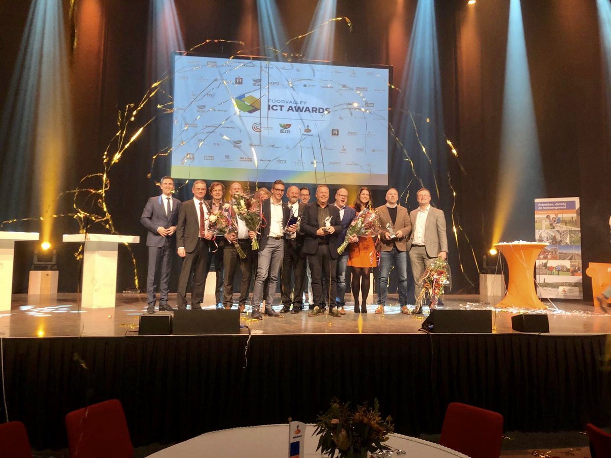 Trots! ZETA heeft de Rabo ICT Start-up of the Year Award gewonnen! #foodvalleyictawards