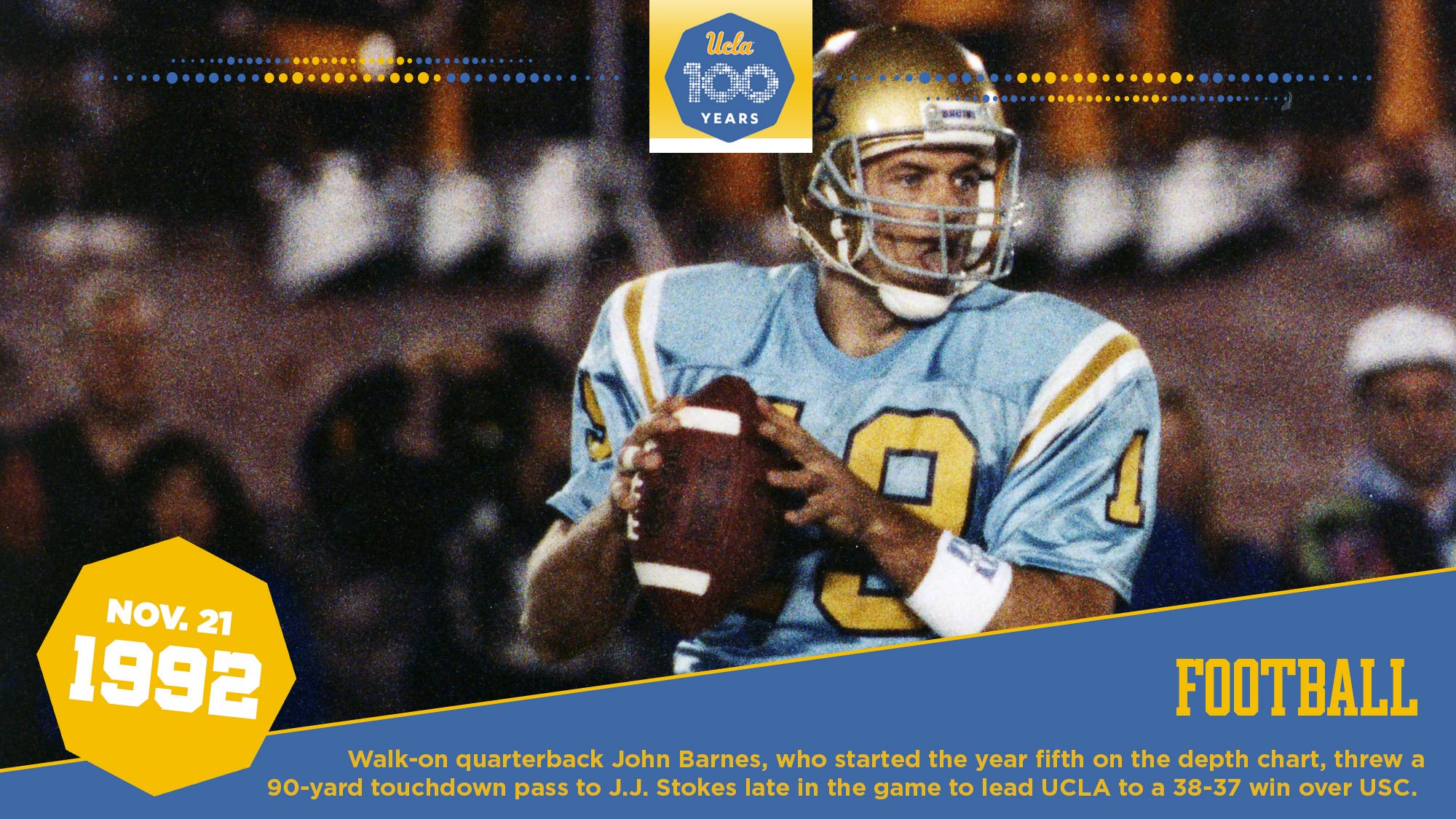 Ucla Athletics On Twitter Ucla100 Uclafootball Walk On Qb
