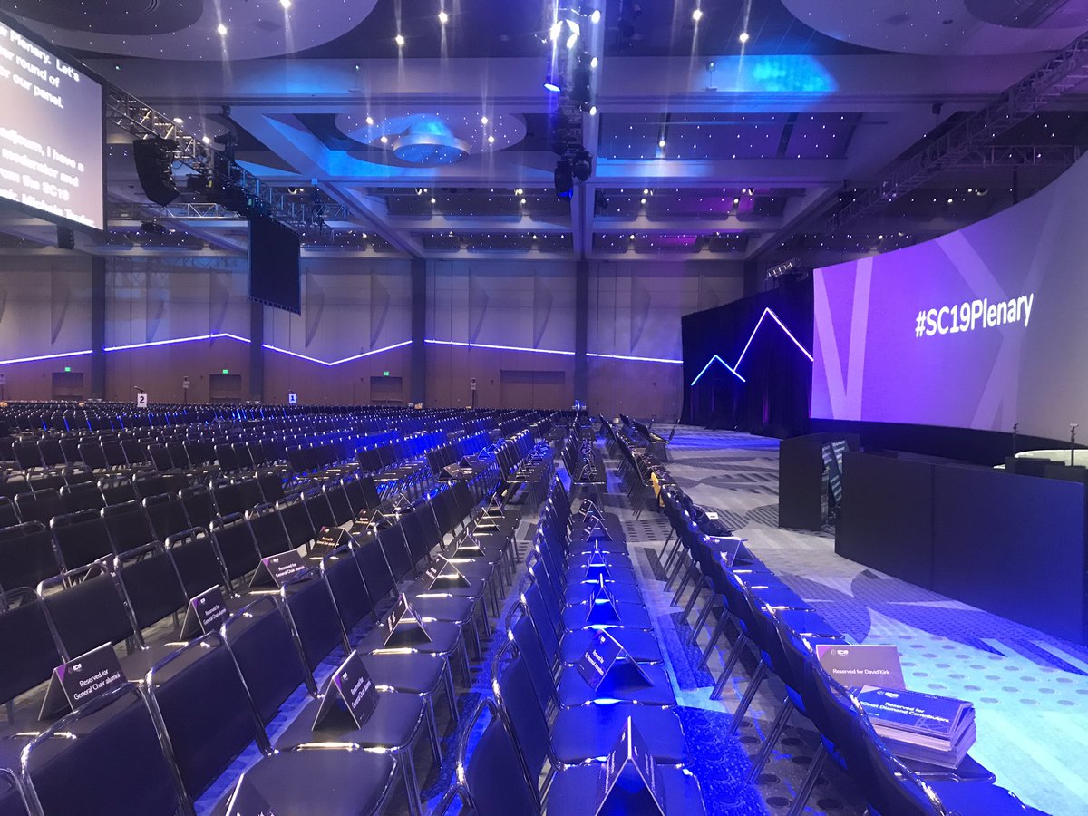 binarytree_'s tweet photo. About to kick off #sc19plenary with Erin Kenneally, @theartofhunter and @benrothke at #sc19 in #denver!

#supercomputing #technology #tapadlife @Tapad @TapadEng https://t.co/Vkg1cH331a
