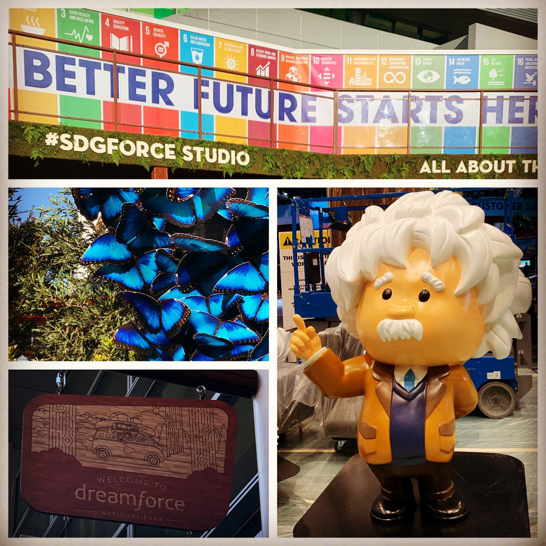 #BetterFutureStartsHere #KitchyandCool #BlazeYourTrail #Trailhead #df19 #WelcomeToCamp #Dreamforce   #SDGs ⁦