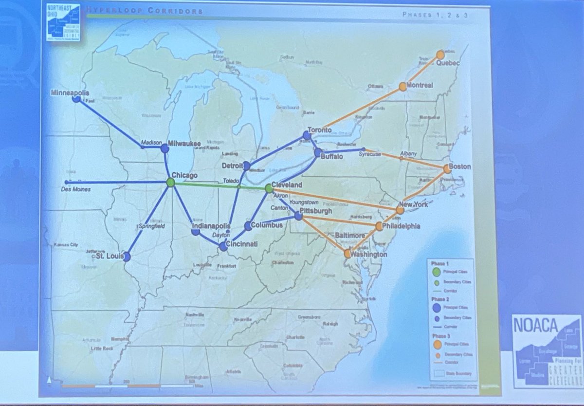 HyperloopOH's tweet photo. Why bring @hyperlooptt to #GreatLakes #Ohio #Illinois #Pennsylvania -We have innovative engineering, academic excellence, workforce talent, economic opportunity & ideal geographic location connecting people 2 places...makes living in Cleveland & working in Chicago easy @NOACA_MPO https://t.co/8NOcfYUrzd