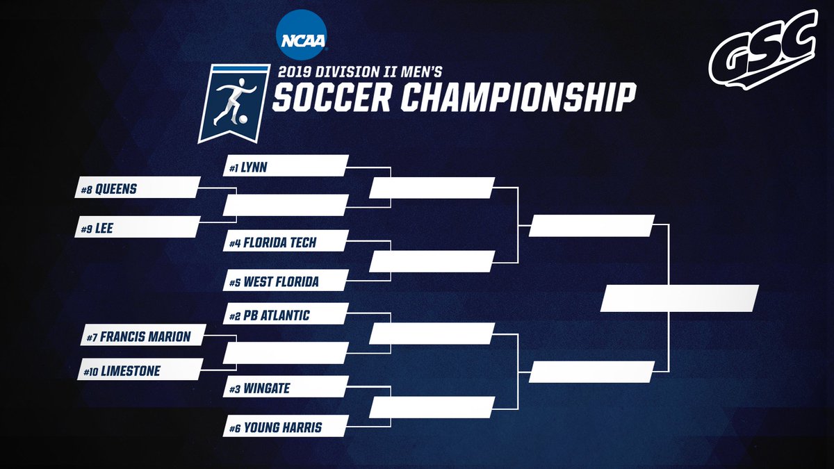 GulfSouth's tweet photo. West Florida and Lee have been selected for the NCAA #D2MSOC Championship! #GSCMSOC 🏆 https://t.co/lFfyJa4Mce